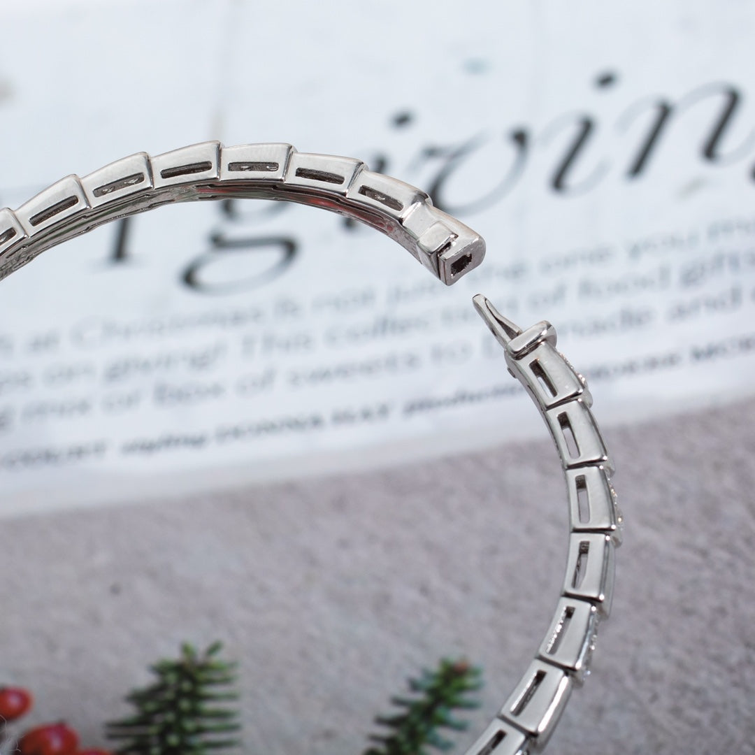 [Baslove]SERPENTI ARMBAND SILBER DIAMANT