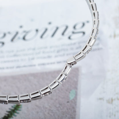 [Baslove]SERPENTI ARMBAND SILBER DIAMANT