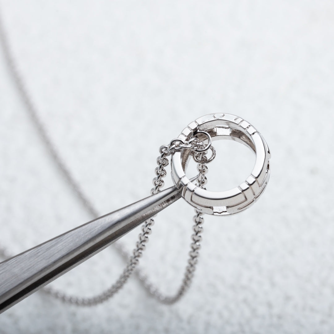 [Violet JW]PARENTESI NECKLACE SILVER