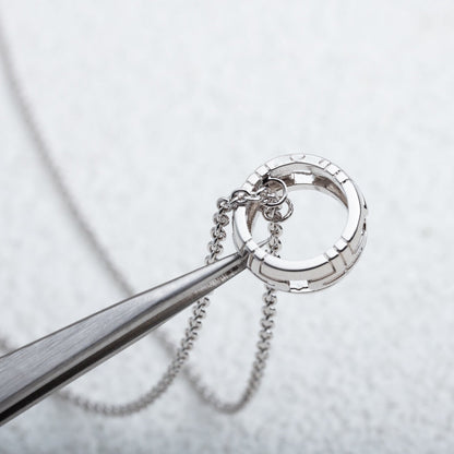 [Violet JW]PARENTESI NECKLACE SILVER