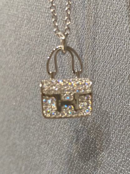 [Baslove]CONSTANCE ANHÄNGER DIAMANT HALSKETTE 