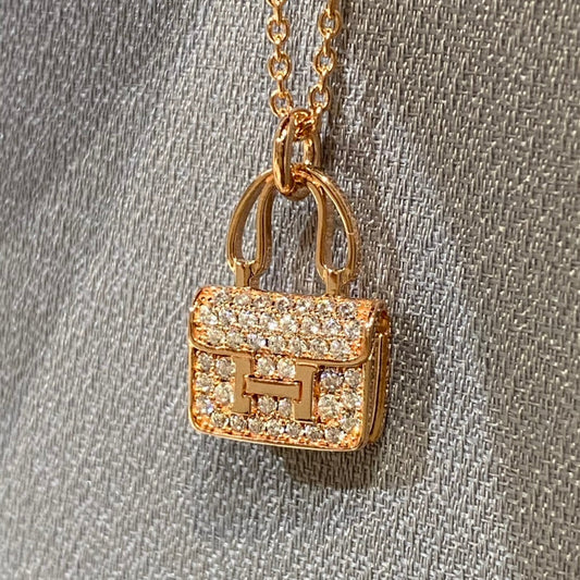 [Baslove]CONSTANCE ANHÄNGER DIAMANT HALSKETTE 