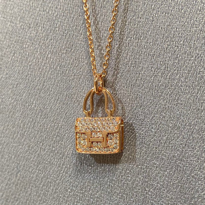 [Baslove]CONSTANCE ANHÄNGER DIAMANT HALSKETTE 