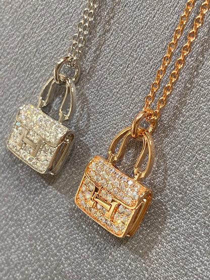 [Baslove]CONSTANCE ANHÄNGER DIAMANT HALSKETTE 