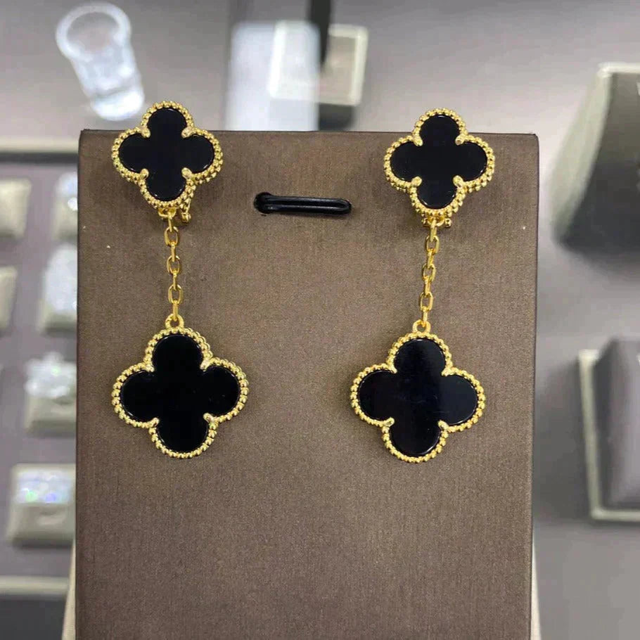 [Baslove]CLOVER 2 MOTIFS OHRRINGE (MEHRERE AUSWAHL)