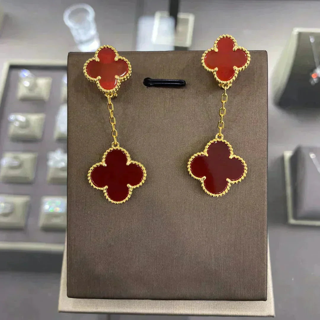 [Baslove]CLOVER 2 MOTIFS OHRRINGE (MEHRERE AUSWAHL)