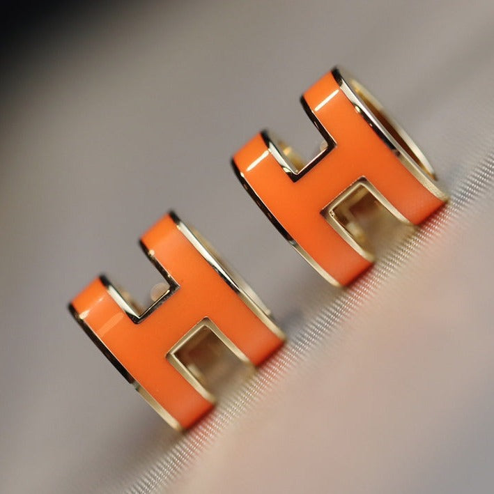 [Baslove] MINI POP H OHRRINGE ORANGE