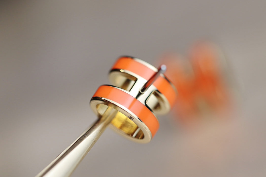 [Baslove] MINI POP H OHRRINGE ORANGE