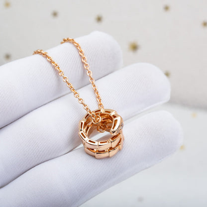[Violet JW]SERPENTI PINK GOLD NECKLACE DIAMOND