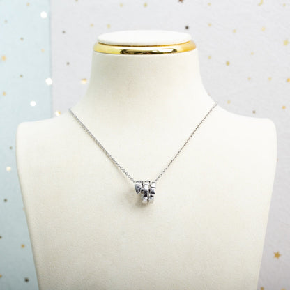 [Baslove]SERPENTI SILBER HALSKETTE DIAMANT
