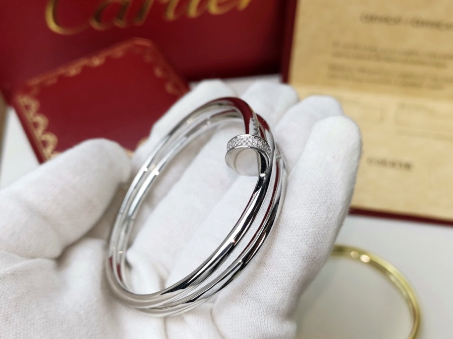 [Violet JW]JUSTE BRACELET 3.5MM DOUBLE ROW DIAMOND