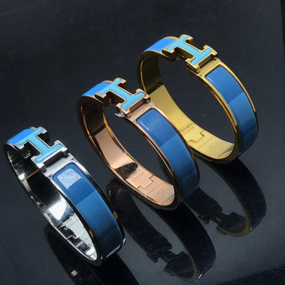 [Violet JW]H BRACELET BLUE RAINBOW CERAMIC