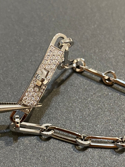 [Baslove]KETTENARMBAND KLEINES MODELL DIAMANT