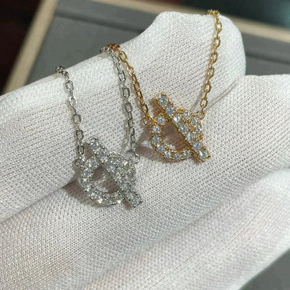 [Baslove]ECHAPEE HALSKETTE DIAMANT