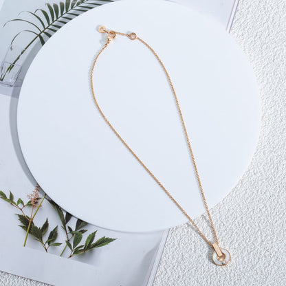 [Violet JW]GARI NECKLACE PINK GOLD MOP