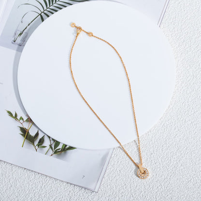 [Violet JW]GARI NECKLACE PINK GOLD DIAMOND