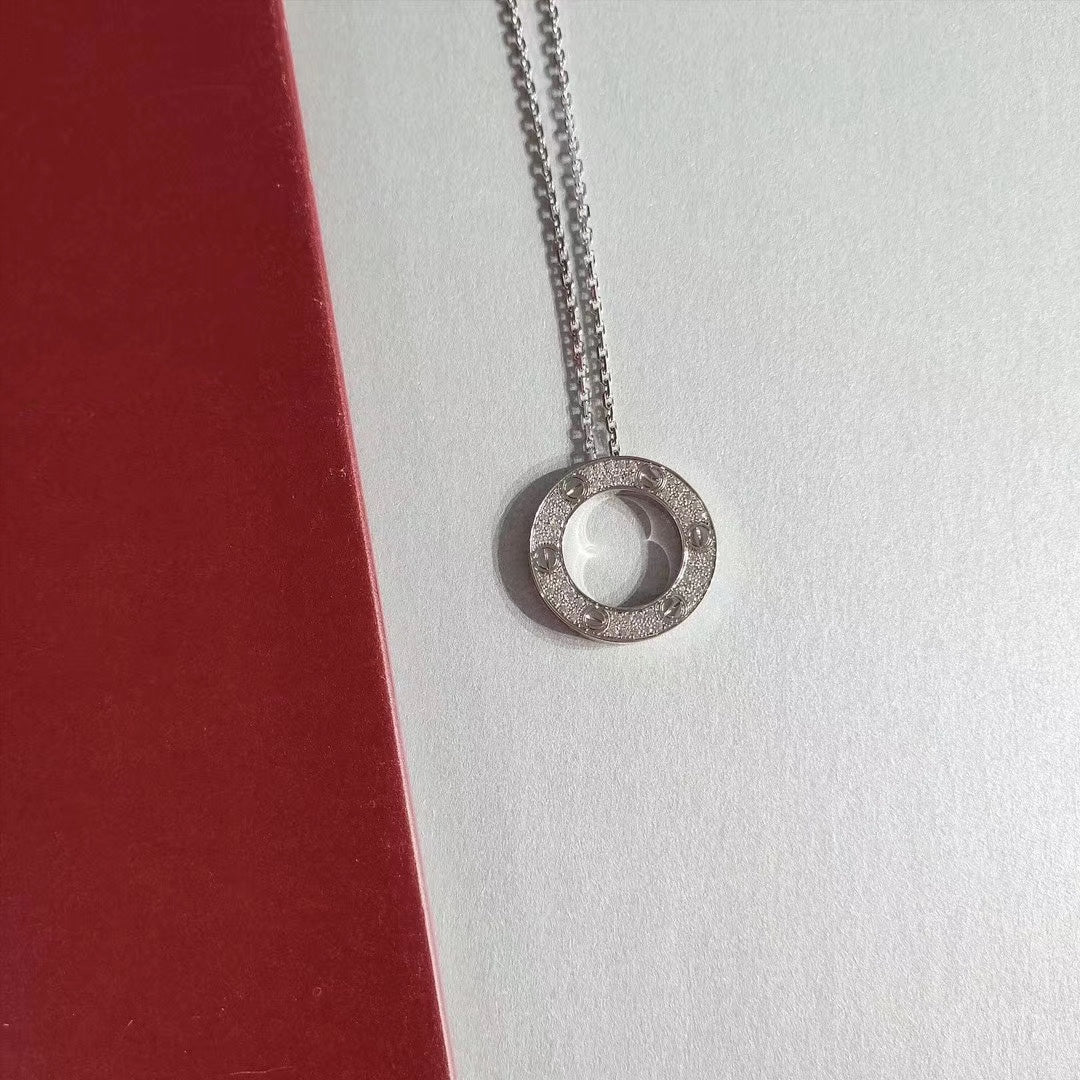 [Baslove] LIEBE HALSKETTE VERSTELLBAR SILBER