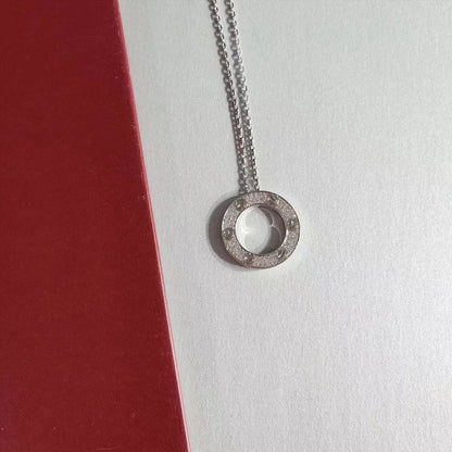 [Baslove] LIEBE HALSKETTE VERSTELLBAR SILBER