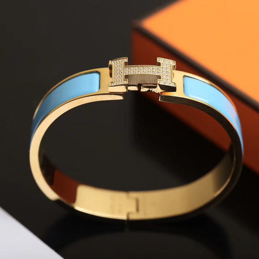 [Baslove]HM CLOUD BLAU ARMBAND GOLD DIAMANT