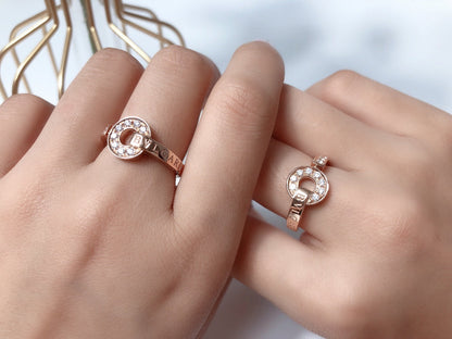 [Baslove] TRAUMRING DIAMANT ROSGOLD