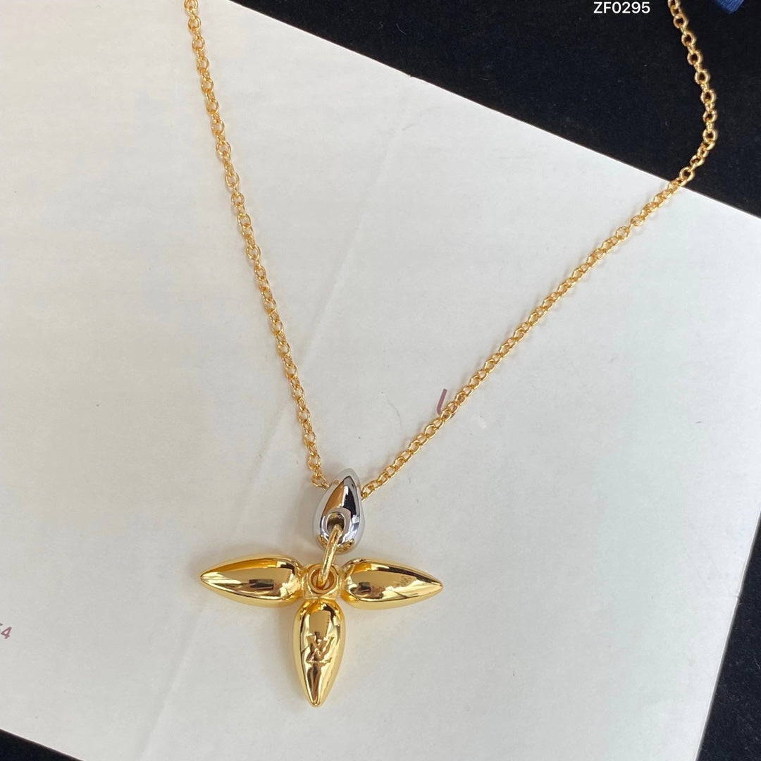 [Baslove] LOUISETTE ANHÄNGER GOLD HALSKETTE