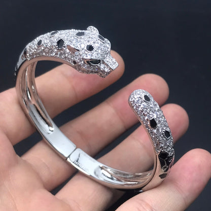 [Baslove] PANTHERE GROSSES ARMBAND MIT DIAMANTEN