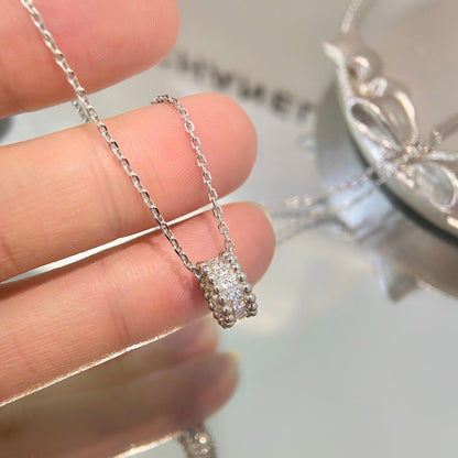 [Baslove]PERLEE DIAMANT HALSKETTE