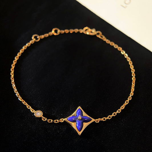 [Baslove]FARBE STAR ROSA GOLD DIAMANT ARMBAND
