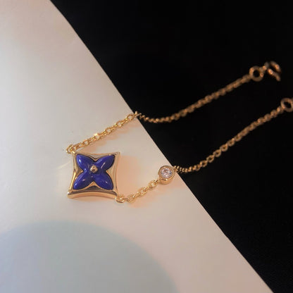 [Baslove]FARBE STAR ROSA GOLD DIAMANT ARMBAND