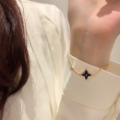 [Baslove]FARBE STAR ROSA GOLD DIAMANT ARMBAND