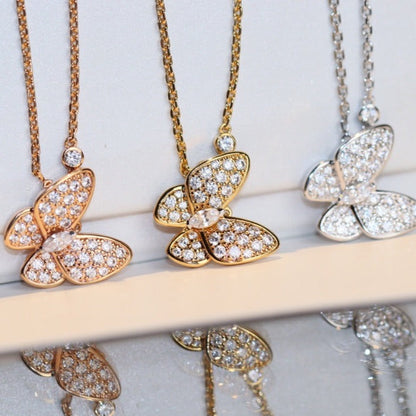 [Violet JW]BUTTERFLY DIAMOND NECKLACE