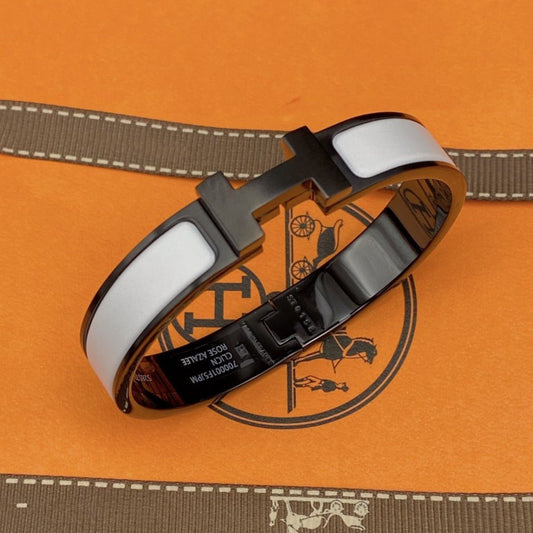 [Baslove]HM ARMBAND 12MM SCHWARZ WEISS KERAMIK
