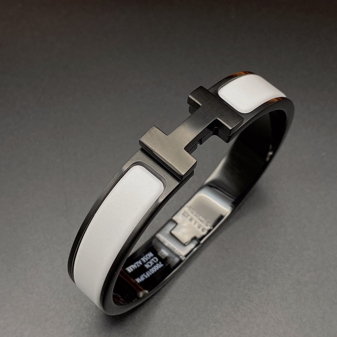 [Baslove]HM ARMBAND 12MM SCHWARZ WEISS KERAMIK