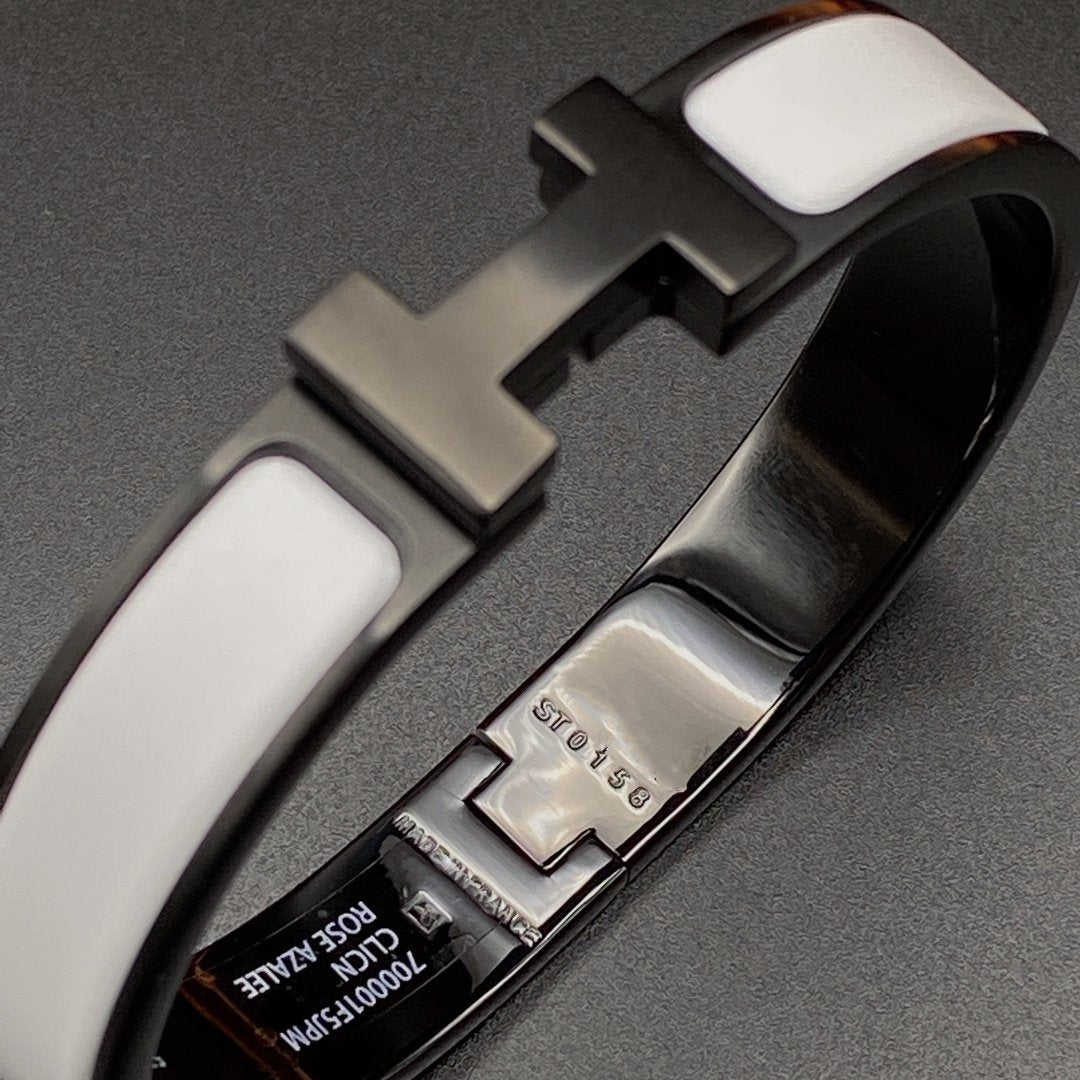 [Baslove]HM ARMBAND 12MM SCHWARZ WEISS KERAMIK