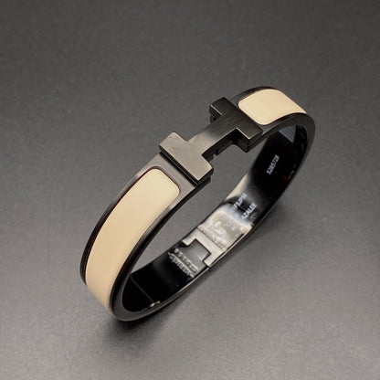 [Violet JW]HM BRACELET 12MM BLACK BEIGE CERAMIC
