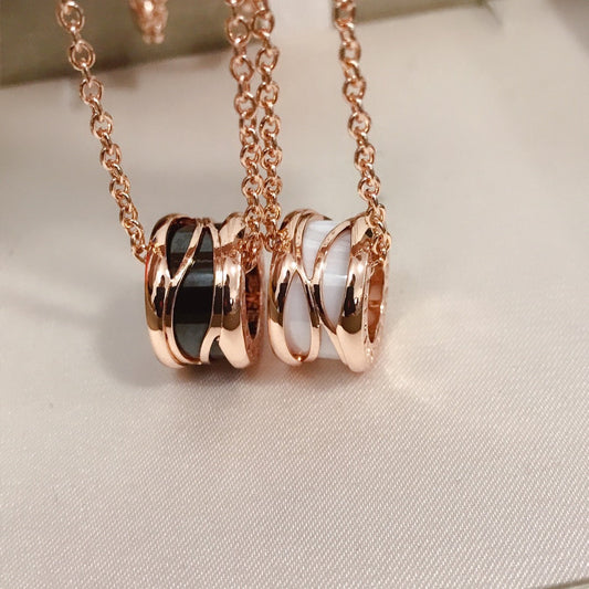 [Baslove]ZERO 1 VIER BAND ROSA GOLD KERAMIK