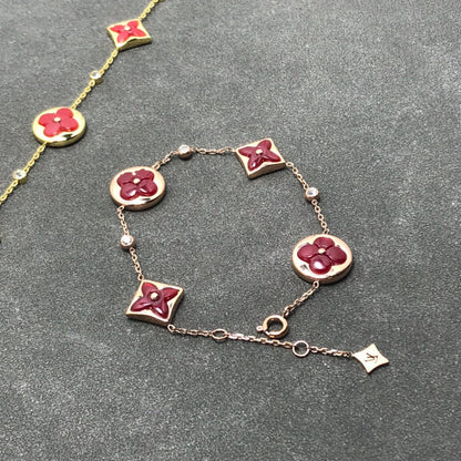 [Baslove]STERN UND SONNE KARNEOL 4 MOTIVE 3 DIAMANTEN