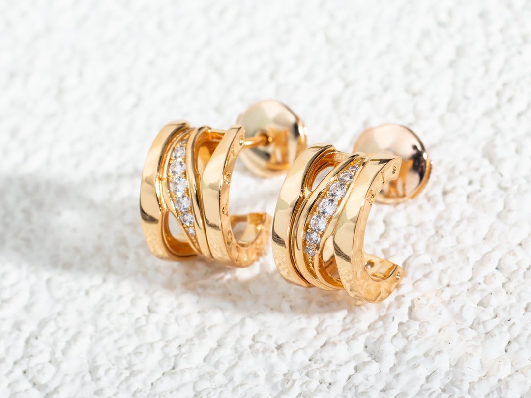 [Baslove]ZERO 1 ROSGOLD DIAMANTEN OHRRINGE