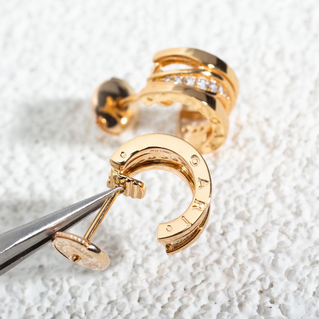 [Baslove]ZERO 1 ROSGOLD DIAMANTEN OHRRINGE