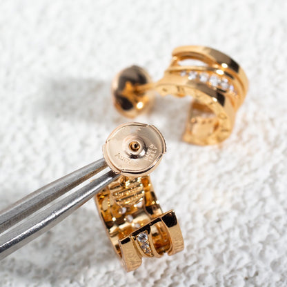 [Baslove]ZERO 1 ROSGOLD DIAMANTEN OHRRINGE