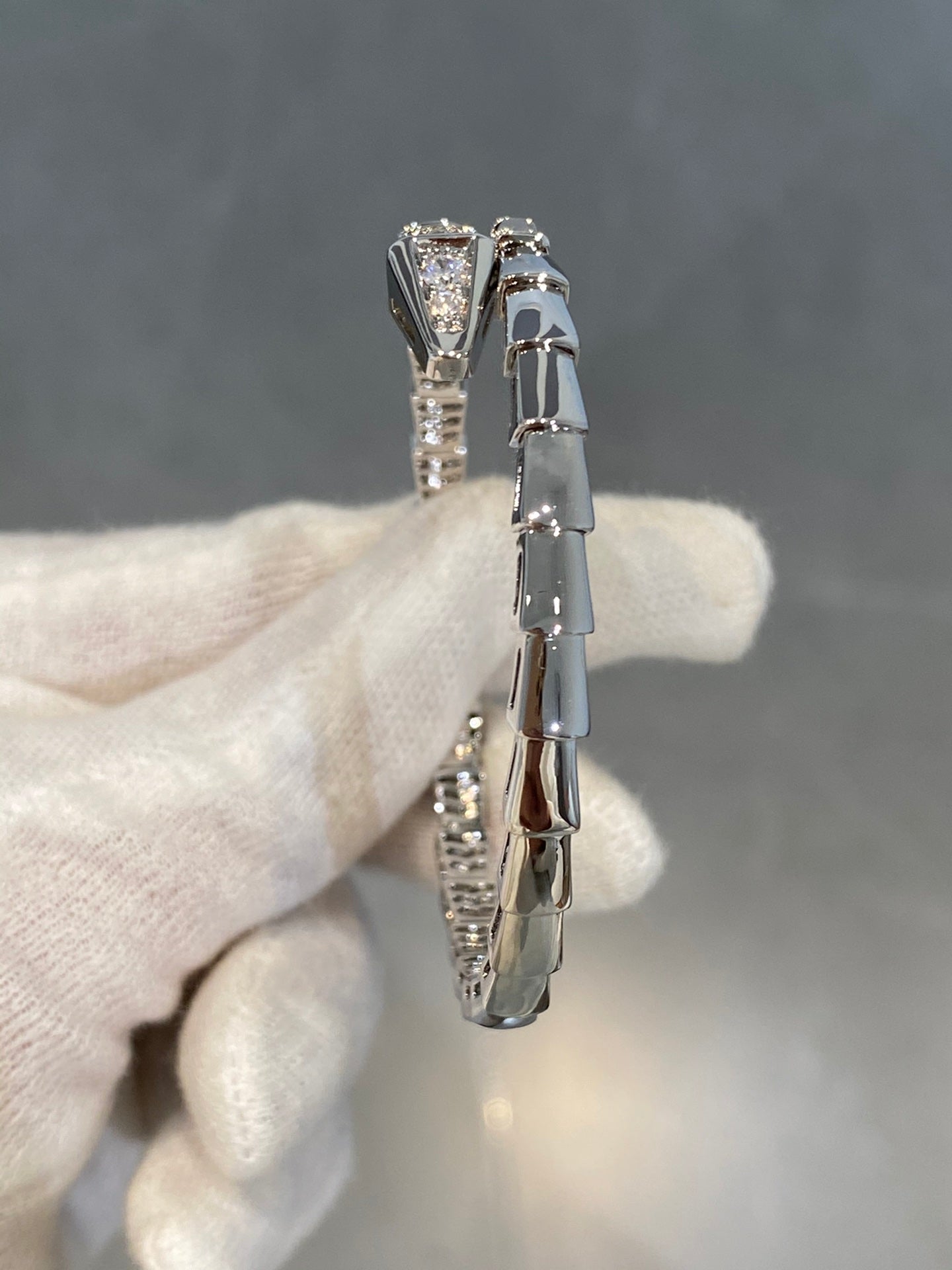 [Baslove]SERPENTI ARMBAND DIAMANTEN SILBER