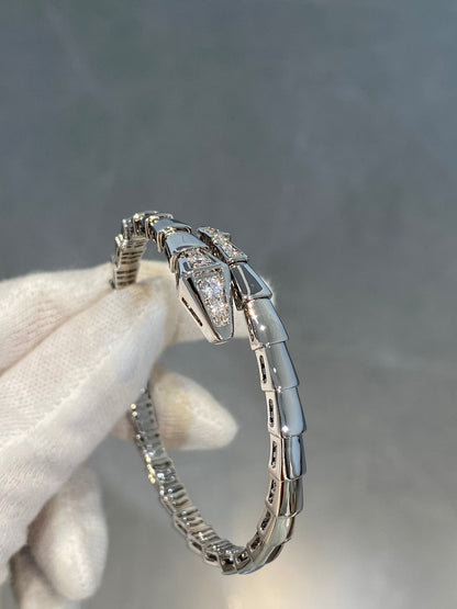 [Baslove]SERPENTI ARMBAND DIAMANTEN SILBER