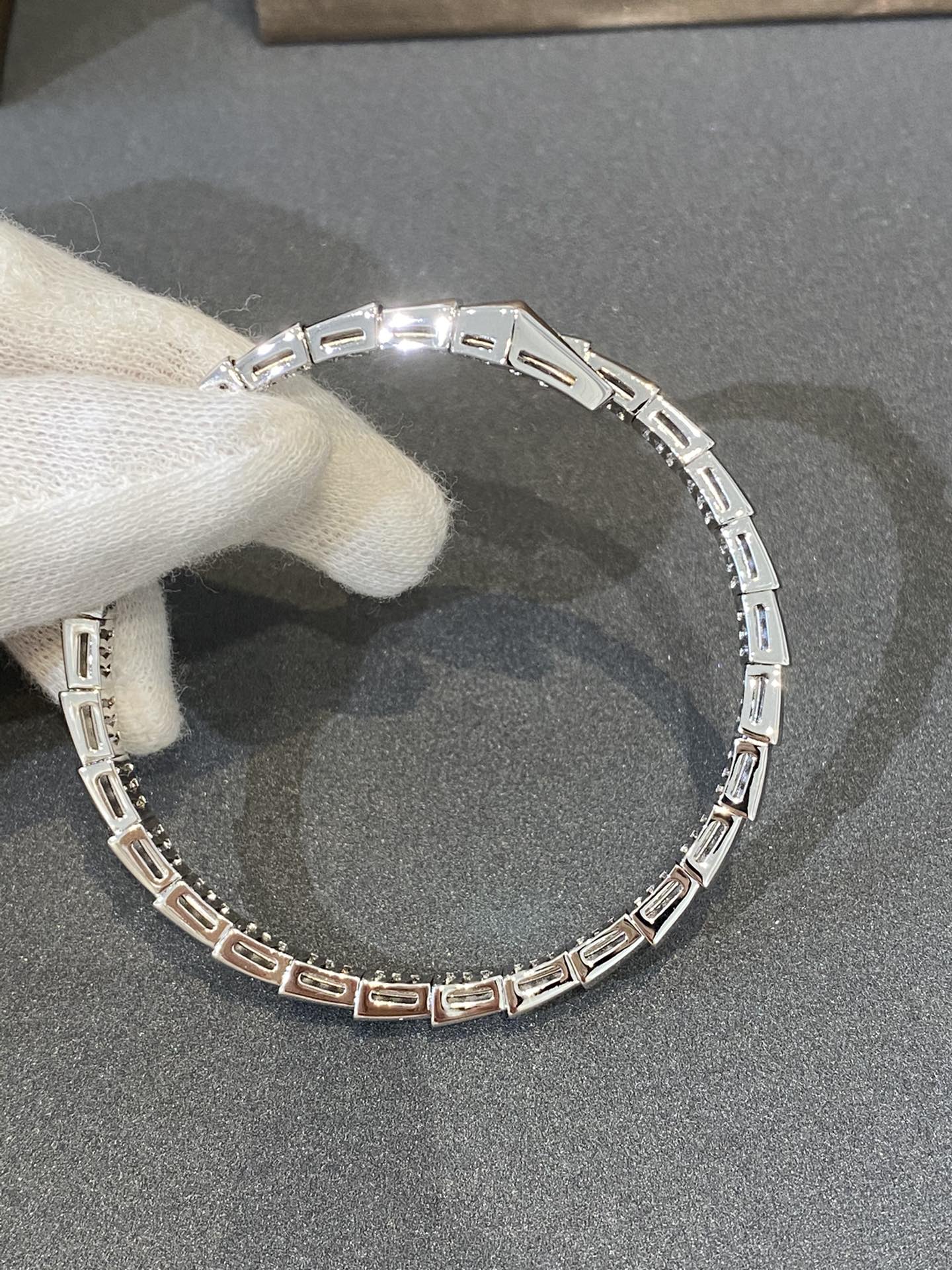[Baslove]SERPENTI ARMBAND DIAMANTEN SILBER
