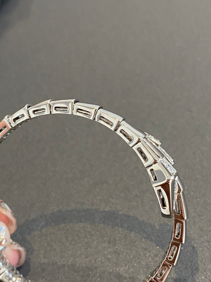 [Baslove]SERPENTI ARMBAND DIAMANTEN SILBER