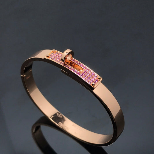 [Baslove]KELLY ARMBAND ROSA DIAMANT