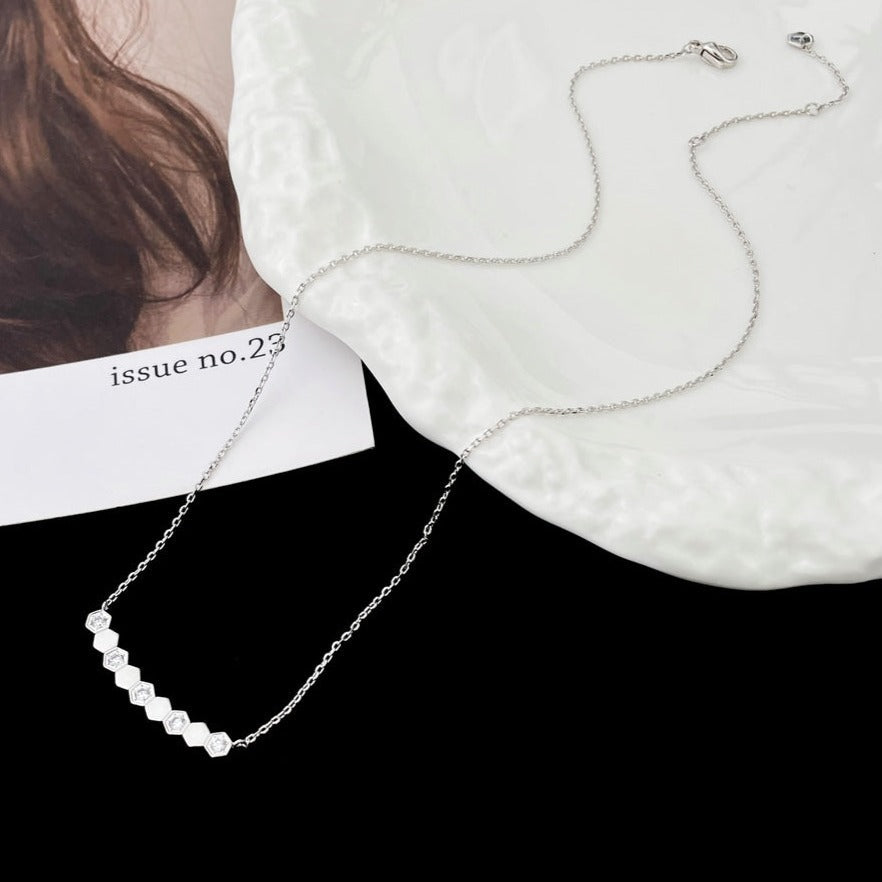 [Baslove]BEE MY LOVE DIAMANT-HALSKETTE