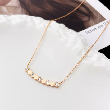 [Baslove]BEE MY LOVE DIAMANT-HALSKETTE