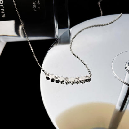 [Baslove]BEE MY LOVE DIAMANT-HALSKETTE