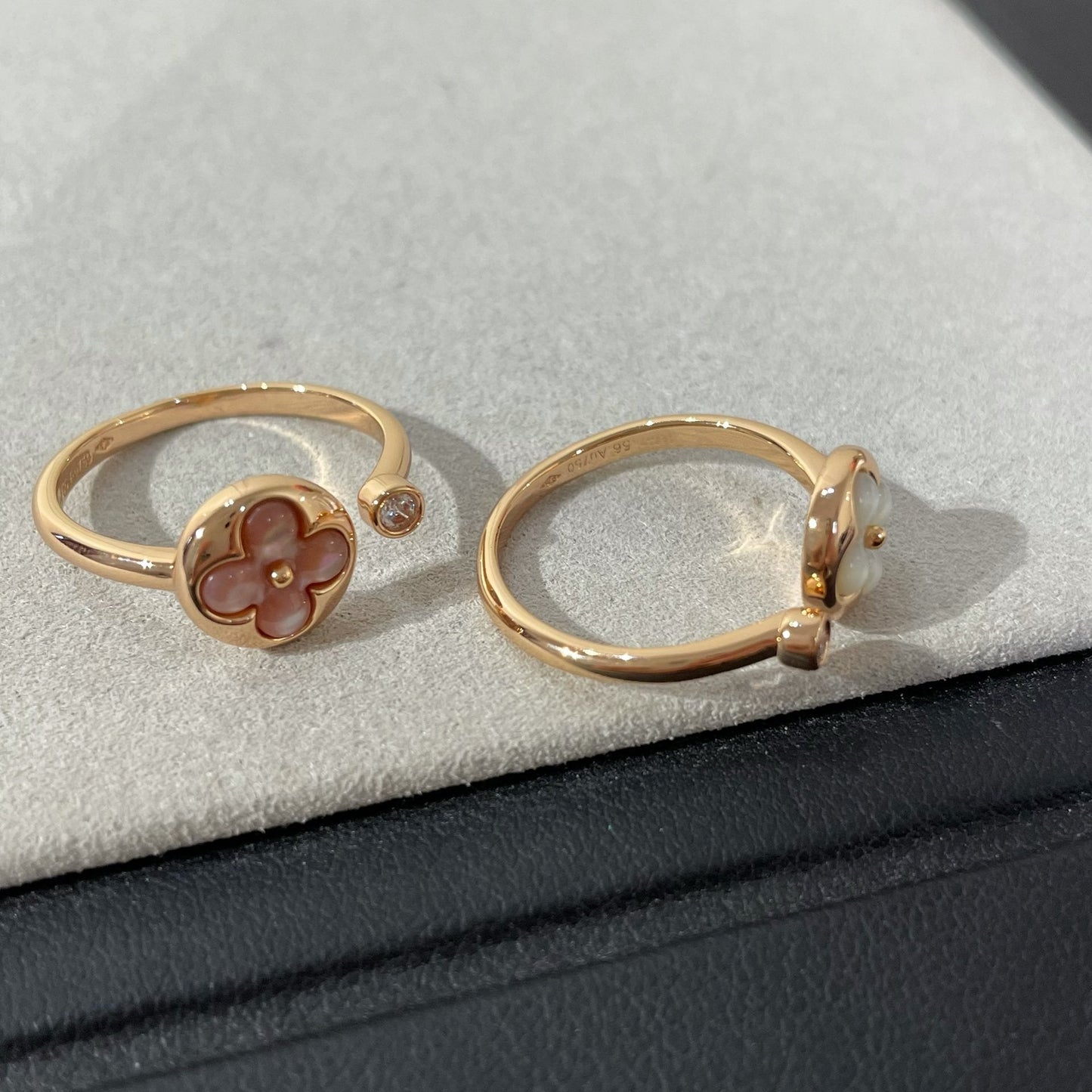 [Baslove]SUN 1 DIAMANT ROSA MOP RING