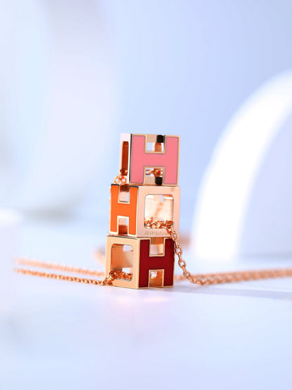 [Baslove] HM CAGE ROSA GOLD HALSKETTE